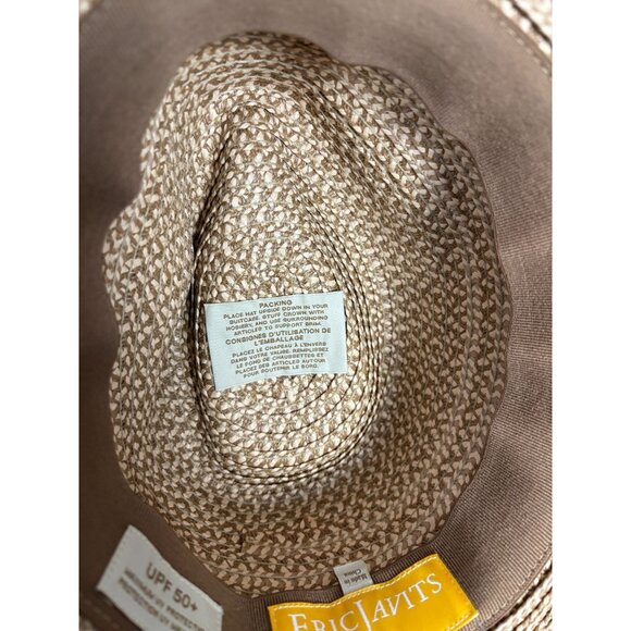 Eric Javits Women's Peanut Color Squishee Fedora Hat UPF50+ One Size NWT's - Picture 7 of 8